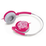 AUDIFONO DJ LIGHT GENIUS GHP-400F ROSA/CEBRA